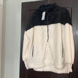 Lularoe Nancy half zip pull over